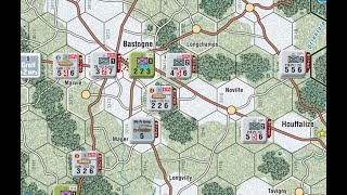 Germans move into Bastogne  Ardennes 44 Turn 6 Playthrough [upl. by Lyndsie129]