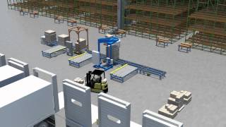 Automatic ASRS Induction  Egemin Automation Inc [upl. by Attiuqal572]