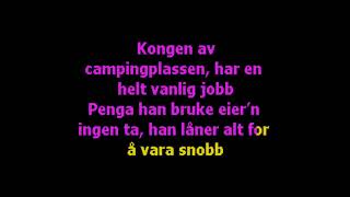 Kongen Av Campingplassen  Ole Ivars  Karaoke [upl. by Rairb895]