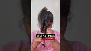 shorts Viral hair hack 🤯viral hackviral shortsfeed trending viralhacks hairstyle [upl. by Anade321]