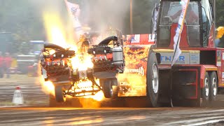 Tractor Pulling Fails Carnage Explosions amp Wild Rides of 2022  Tractor Pulling Denmark [upl. by Nemajneb122]