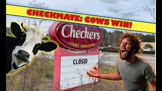 DEAD FAST FOOD NEWS Abandoned Checkers Drive Thru Burgers amp Fries Restaurant Closed Goose Creek SC [upl. by Ecirb]