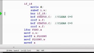 Moving Average FIR Filter Assembly Program on PIC Microcontroller [upl. by Sherrer]