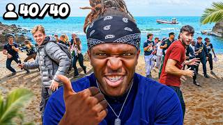 SIDEMEN ULTIMATE HIDE amp SEEK ON AN ISLAND vs 40 YOUTUBERS [upl. by Anujra805]