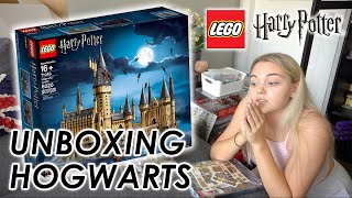 Opening The LEGO Harry Potter Hogwarts Castle 71043  UnboxingFirst Impressions [upl. by Hirsh295]