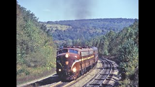 Altoona Railfest PRR E8s Passenger Special NS Pittsburgh Line GallitzinPA Oct 5 2002 Part 1 [upl. by Yrojram]