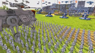 FullScale Clone Wars SIEGE of CIS FORTRESS  Men of War Star Wars Mod [upl. by Czarra398]