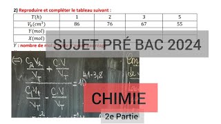 R003SUJET PRÉBAC CHIMIE 2 [upl. by Alleyn155]