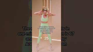 67 Jump Squats in One Minute  Can strongwithnat break the world record [upl. by Nauqaj547]