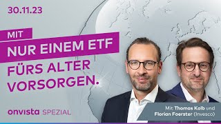 Mit nur einem ETF entspannt fürs Alter vorsorgen – Die ganze Welt in einem ETF [upl. by Nylesaj]