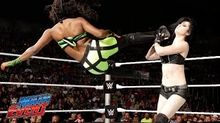 Naomi vs Paige WWE Main Event Sept 23 2014 [upl. by Eitsirk]