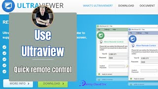 Instructions for using Ultraview remote computer control [upl. by Gretal371]