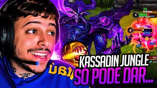 KASSADIN JUNGLE SÓ PODE DAR WILD RIFT [upl. by Raul]