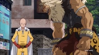 Saitama vs Rei Fera Dublado [upl. by Ramin]