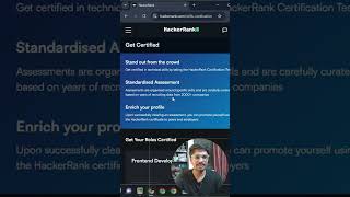 Get a HackerRank Certificate coding sql interviewpreparation shorts [upl. by Lubow]