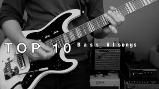 BASS VI Top 10  greatest songs and riffs easy to learn  vintage 1963 Hofner 188 Bass VI [upl. by Boswell]