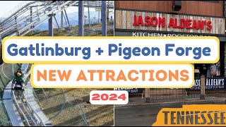 BEST NEW ATTRACTIONS THINGS TO DO IN GATLINBURG amp PIGEON FORGE TENNESSEE  2024 [upl. by Buxton]