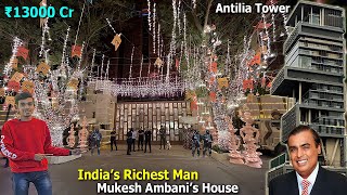 Mukesh Ambanis House quotAntiliaquot  Tour  Worlds Most Expensive🤑 amp Luxurious House😍 [upl. by Eah111]