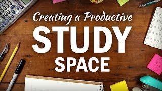 How to Create an Organized Productive Study Space [upl. by Ulrike]