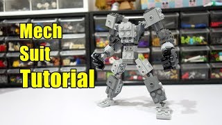 Lego Mid Size Mech Suit Tutorial [upl. by Ykceb]