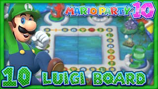 Mario Party 10 Part 10  Luigi Amiibo Board 4 Player [upl. by Chet]