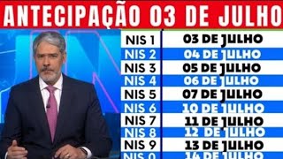 URGENTE Saiu o calendário oficial de JULHO 2024 AUXÍLIO BRASIL ainda vai antecipar Saiba agora [upl. by Wons798]