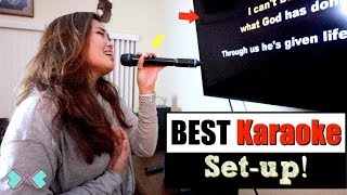 Singing Hack Karaoke Setup for Singers [upl. by Riddle]