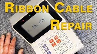 Ribbon Cable Repair Using Conductive Paint [upl. by Fabe]