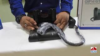 unboxing grandstream ip phone gxp 1615  1610 in urdu hindi [upl. by Hgielanna]