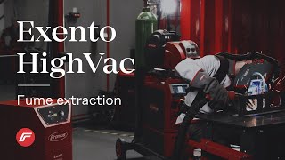 Exento HighVac  Fume extraction [upl. by Aivun]