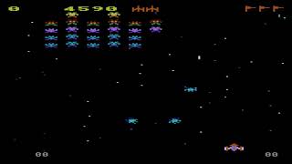 Galaxian Skill Level 1 Atari 5200 Emulated [upl. by Elianore]