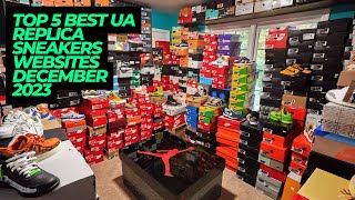 TOP 5 BEST UA REPLICA SNEAKERS WEBSITES 2024 [upl. by Studnia]