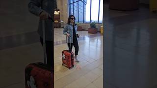 Hiba Bukhari and Sheheryar Munawar spotted together at Karachi Airport  Lollywood WorlD  Pak Celeb [upl. by Guise]