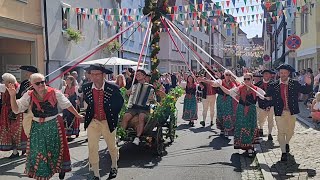 Historischer Festumzug in Weikersheim an der Kerwe 2024 [upl. by Sidnee]