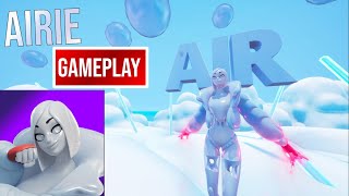 New Airie Skin Gameplay Fortnite Battle Royale [upl. by Oeramed]