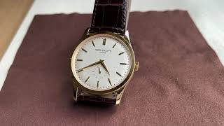 Patek Philippe CALATRAVA 5196J Watching [upl. by Yuma]