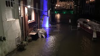 Hoogwater in Dordrecht [upl. by Buderus]