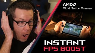 AFMF comes to the ROG Ally – instant FPS boost [upl. by Oab323]