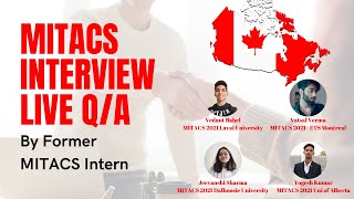 MITACS Interviews  Live QA  AMA  Former MITACS Interns [upl. by Coit8]