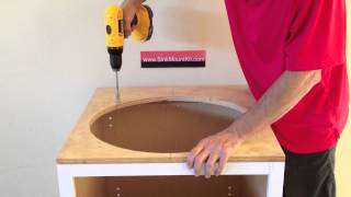 How to install undermount sinks [upl. by Mendez]