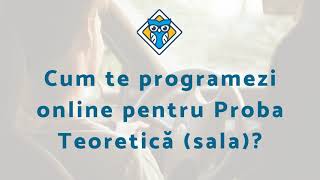 Programare ONLINE la sală Școala de șoferi [upl. by Ligriv]