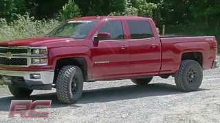 Rough Countrys 2014 Chevy GMC 1500 4WD 25quot Suspension Lift Kit [upl. by Erasme443]