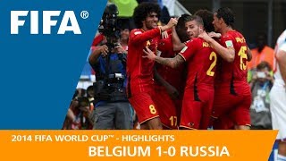 Belgium v Russia  2014 FIFA World Cup  Match Highlights [upl. by Aronal939]