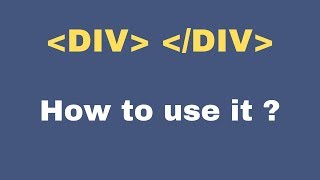 How to use div with css class in html [upl. by Decato]