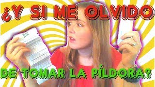 ¿Qué hago si se me olvida la pastilla Los olvidos de la píldora y otros anticonceptivos [upl. by Sonitnatsnok]