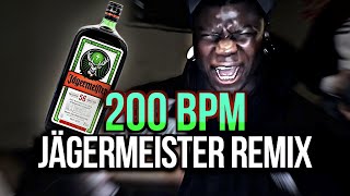 JÄGERMEISTER 200 BPM Edit LucaDante Spadafora HardcoreFrenchcore Remix  Musikvideo [upl. by Ary237]