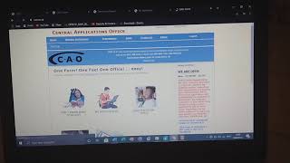 How to check your application of Central Applications Office  CAO status [upl. by Amuwkuhc]
