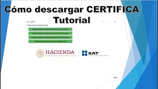 Cómo descargar CERTIFICA antes SOLCEDI SAT 2021 Tutorial [upl. by Schou826]