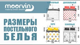 Размеры постельного белья  Moorvin [upl. by Gris462]