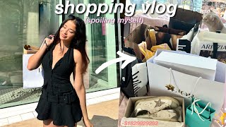 SHOPPING VLOG 🛍️ huge clothing haul fall essentials buying a new wardrobe  fit inspo [upl. by Nairolf]